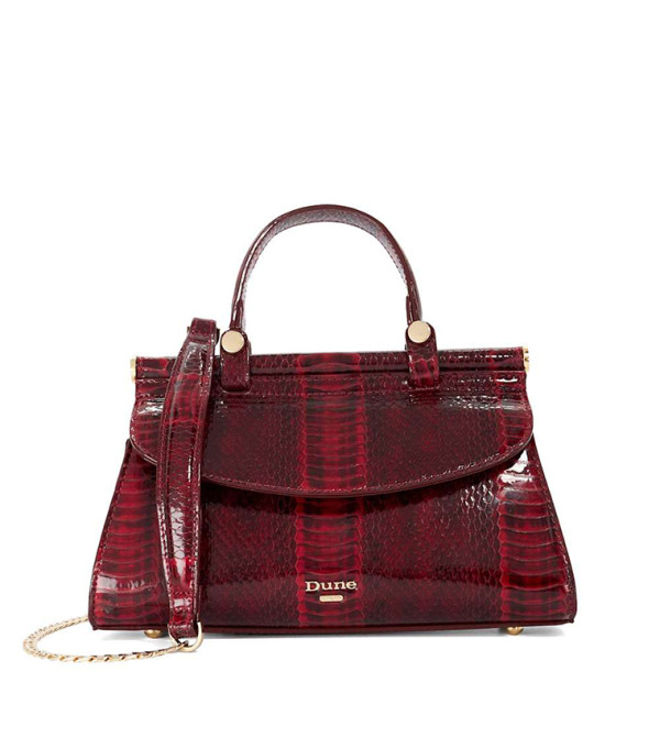 Bordeaux Mini East West Bag - Red