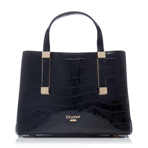 Dune London | Dinkiedorrie Mini Top Handle Unlin - Black | 6TH