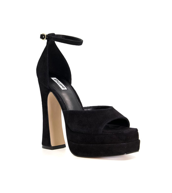 Shop Mega-Black Sandals for Women Dune London UAE