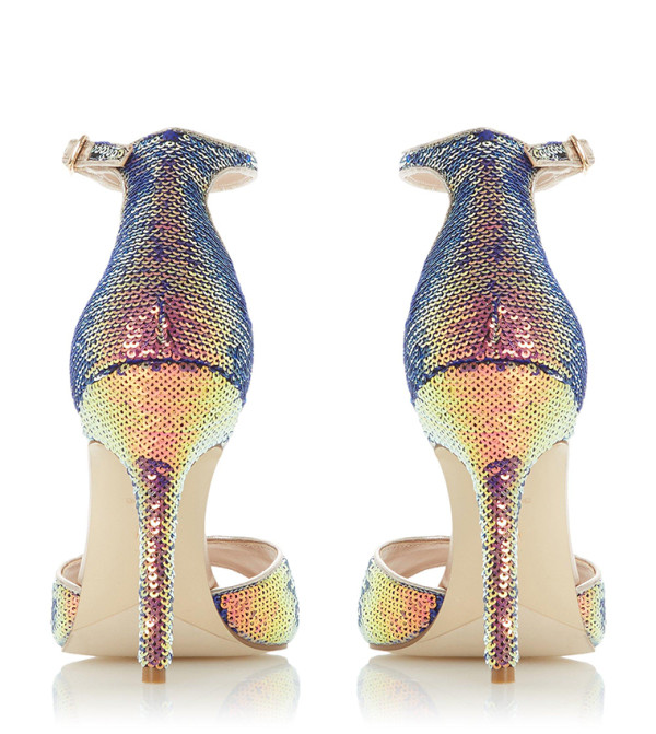 Dune London | Millionaire Textured Ankle Strap Buckle