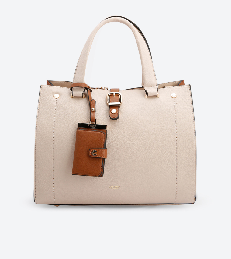 Dune London Dual Strap Attached Pouch Tote Bag 6TH STREET.COM