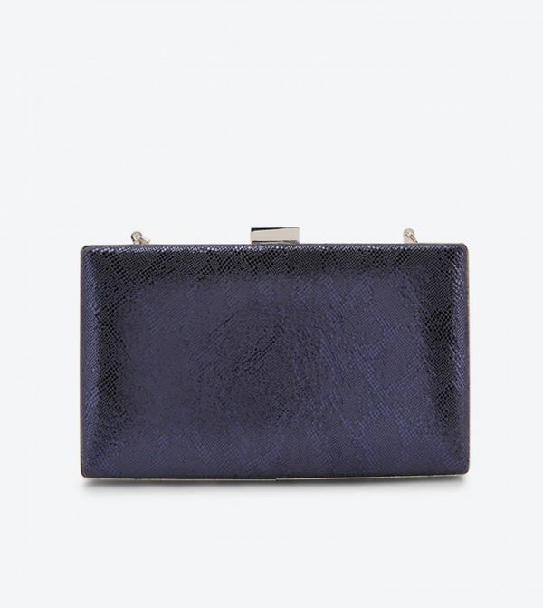 Dune London Brocco Gold Trim Clutch Bag 6TH STREET.COM