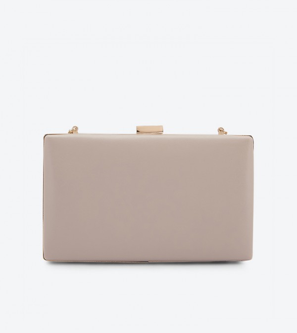 Dune London Brocco Gold Trim Clutch Bag 6TH STREET.COM