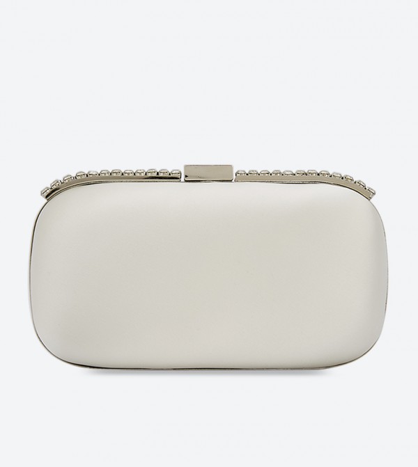Dune London Blingey Jewelled Embellished Hard Case Clutch Bag 6TH STREET.COM