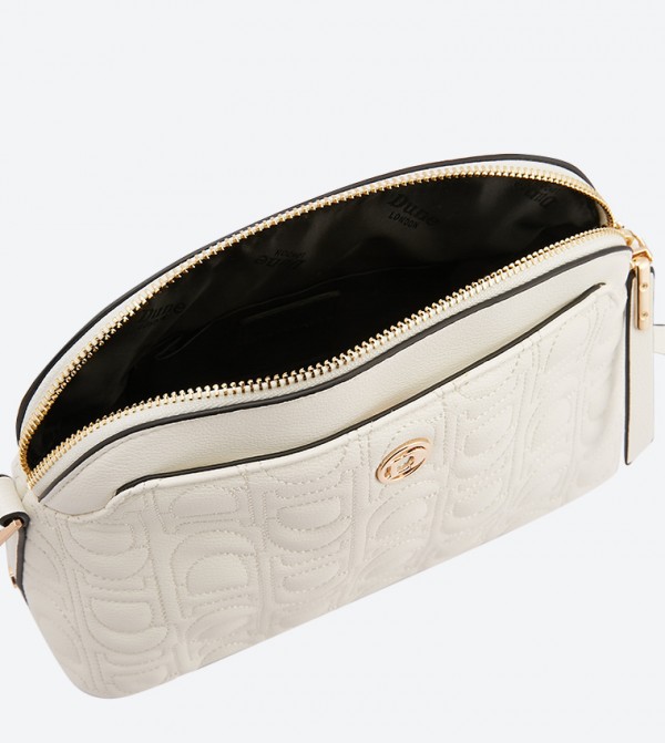 Dune London Drama Quilted D Pattern Cross Body Bag 6TH STREET.COM
