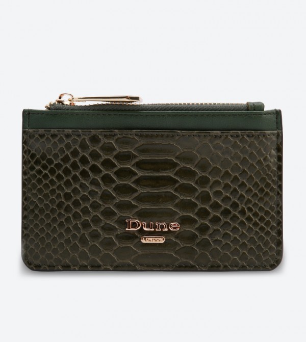 Dune London | Small Zip Top Card Holder | 6TH STREET.COM