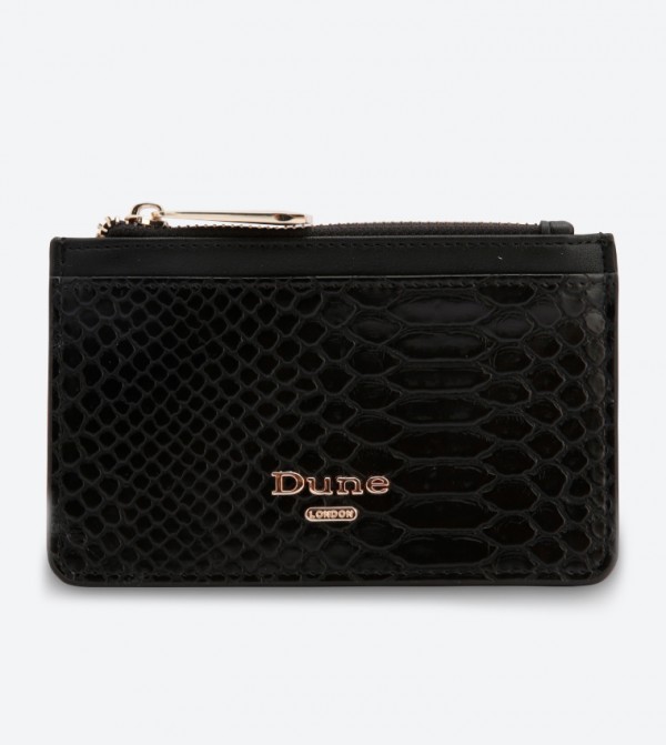 Dune London | Small Zip Top Card Holder | 6TH STREET.COM