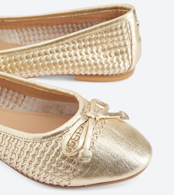 Dune hennah woven ballerina shoes best sale