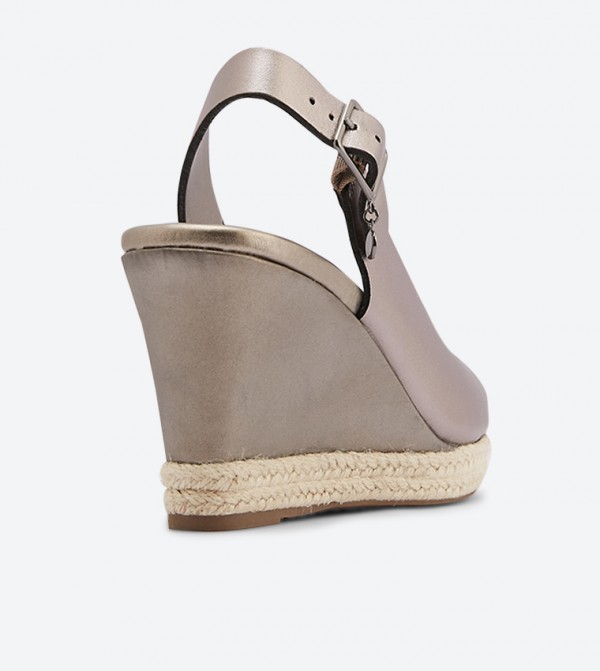 Dune London Klickss Di Peep Toe Slingback Wedges 6TH STREET.COM
