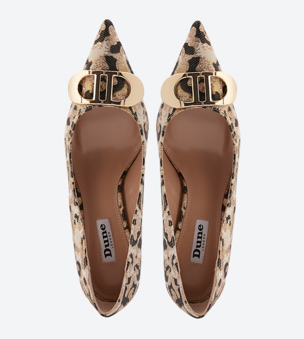 Dune leopard print pumps top