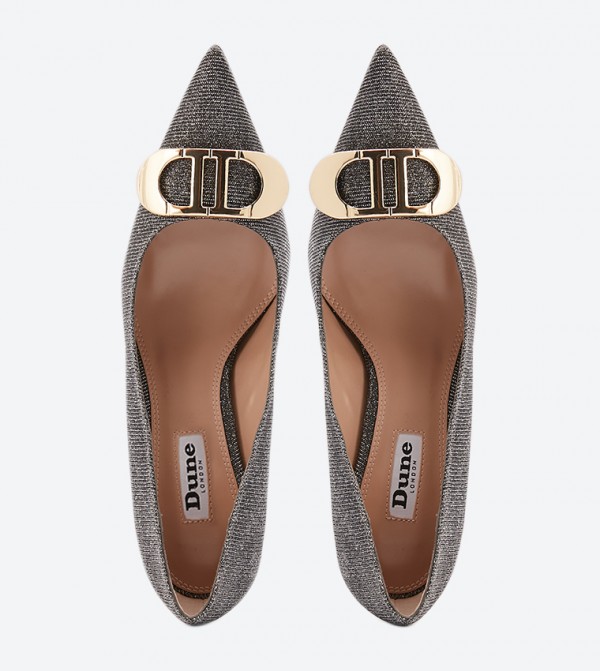 Dune London Brioni Di D Hardware Kitten Heel Pumps 6TH STREET.COM