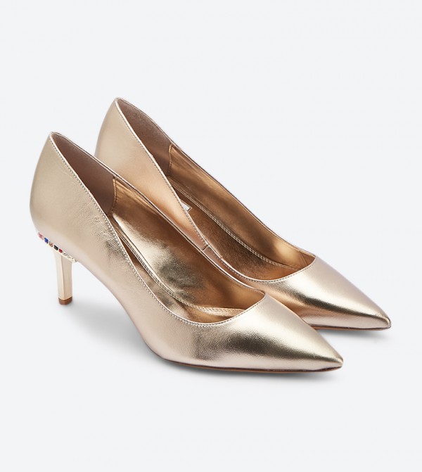 Gold mid heels uk deals