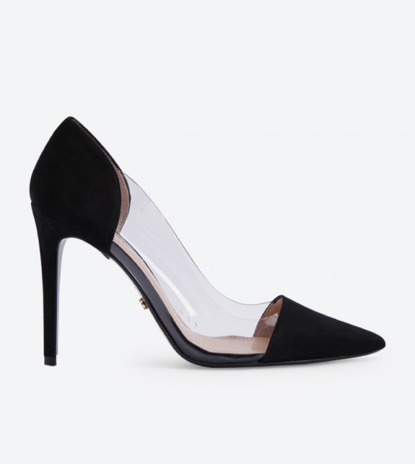 Dune London Ace Di Perspex Pointed Court Shoes 6TH STREET.COM