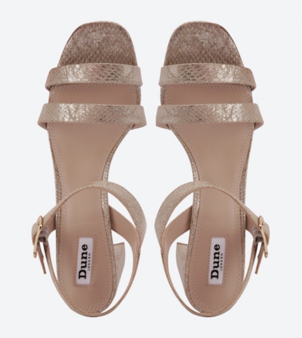 Dune London Meggan Double Strap City Sandals 6TH STREET.COM