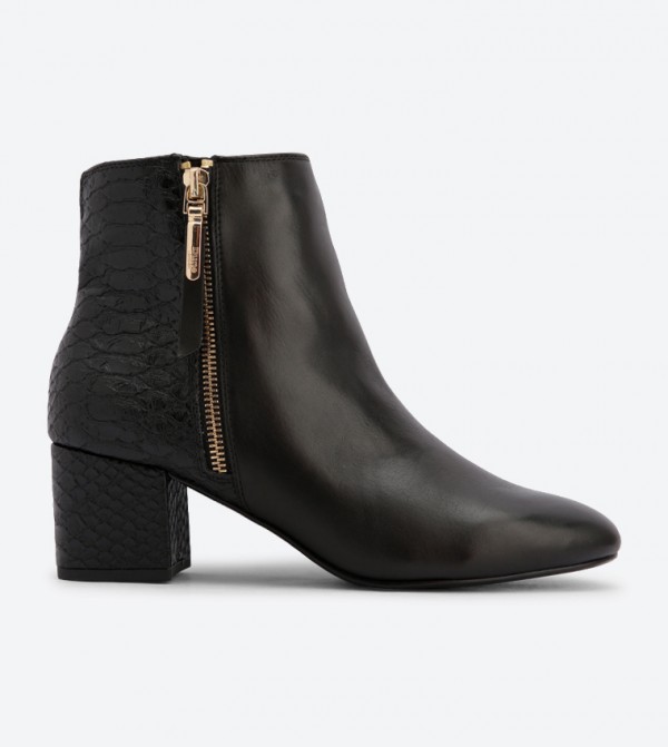 Dune London Orlla Side Zip Ankle Boots 6TH STREET.COM