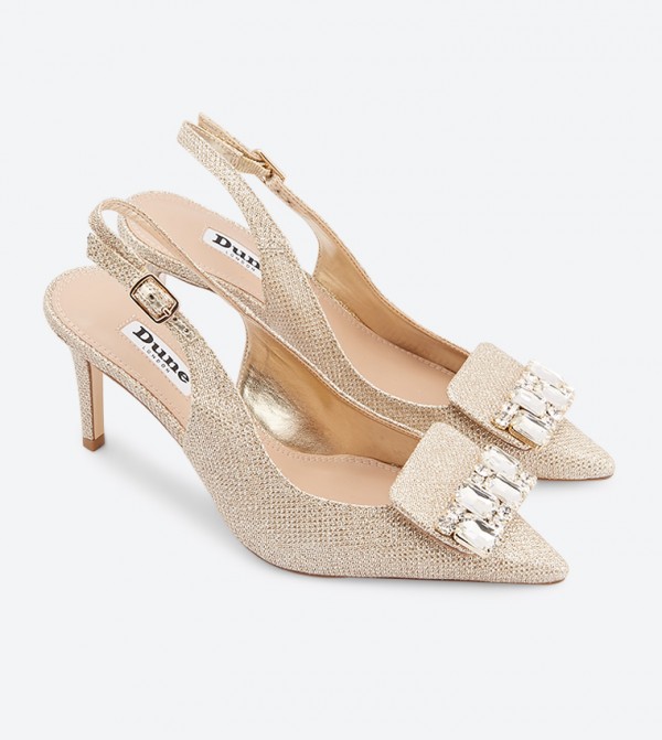 Dune champagne shoes top