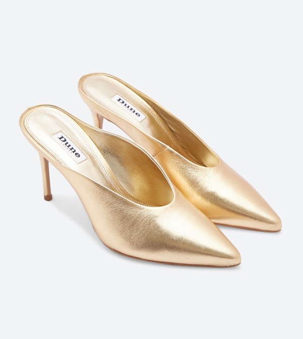 【メール便送料無料対応可】 Open Toe Pointed Daelyn | London Dune Back 6TH | Mules 女性情報誌