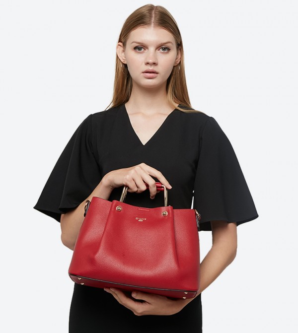 Dune London Darlow Single Strap Zip Closure Tote Bag 6TH STREET.COM