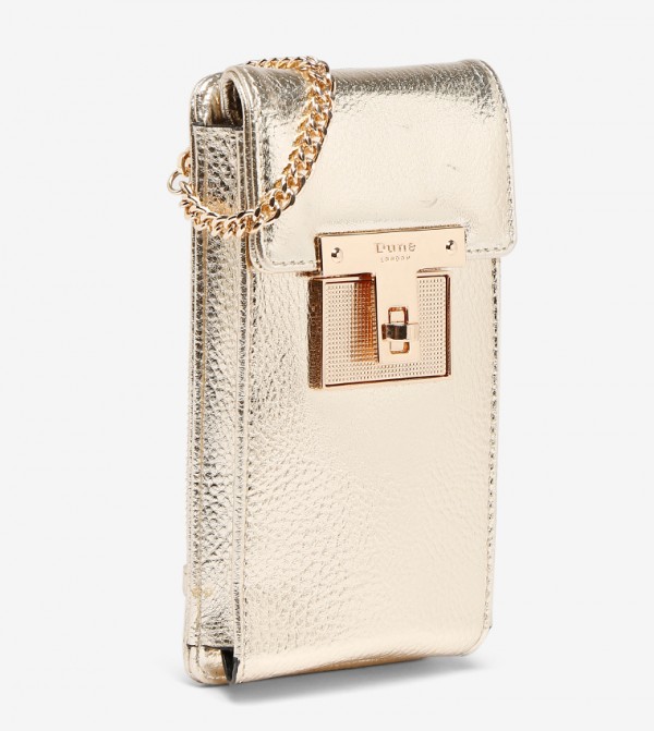 Dune London | Sabel Di X Body Phone Case - Gold | 6TH STREET.COM