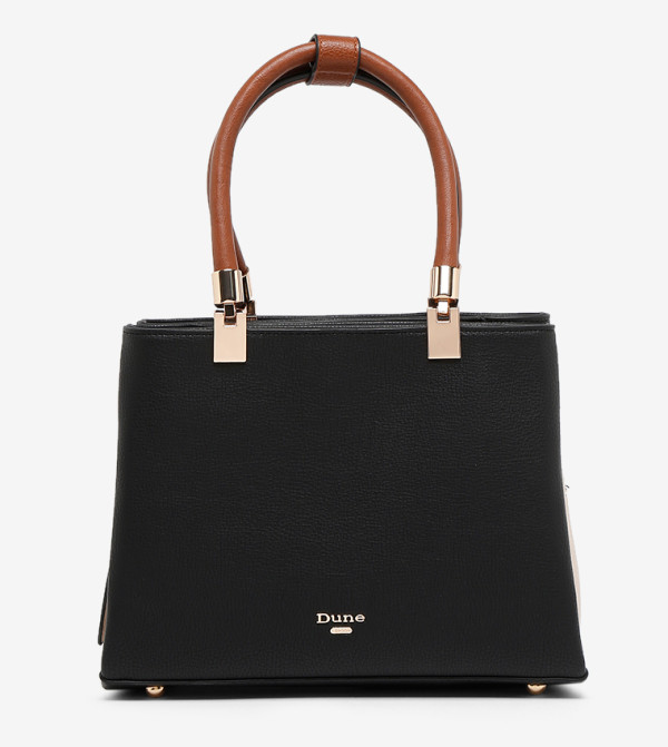 Dune London | Dinidarys Small Formal Tote - Black | 6TH STREET.COM