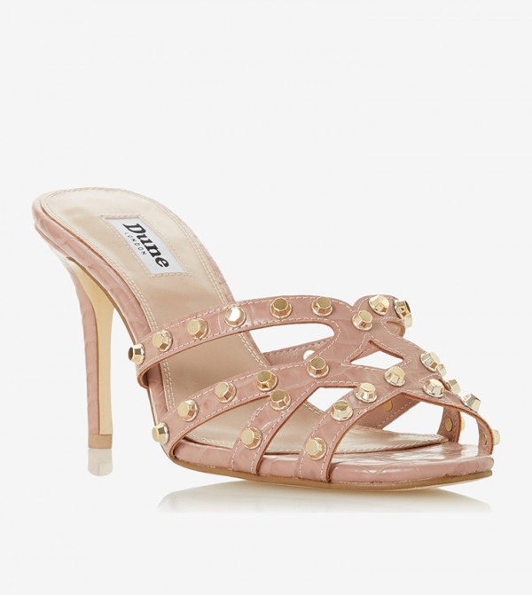Dune London Textured Criss Cross Slip on Sandals 6TH STREET.COM