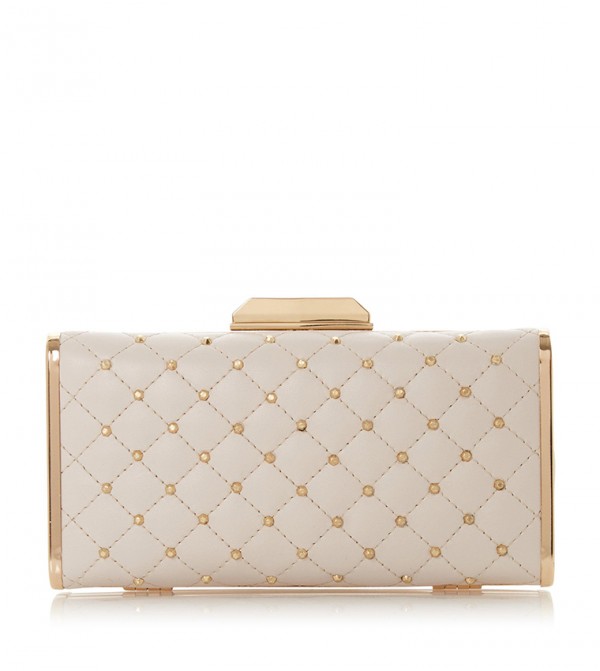 Boxy clutch fashion bag