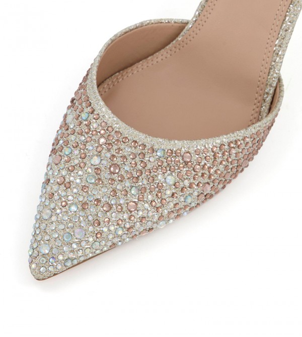 Shop Delly Di-gold Heels / Courts for Women | Dune London KSA