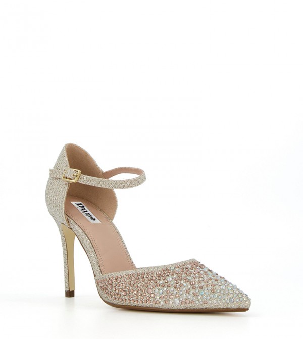 Dune 2025 gold heels