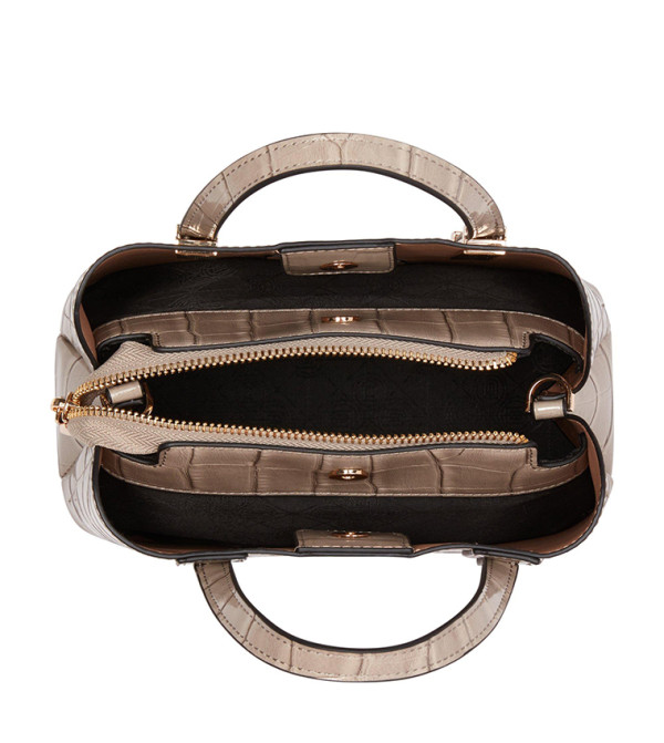 Dinky Dorrie Croc Synthetic Grey Bag | Dune London QA HARE レースラインパンツ