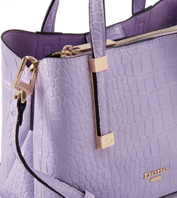 Dune London selling dusty mauve Dkara double handle faux leather quilted tote satchel