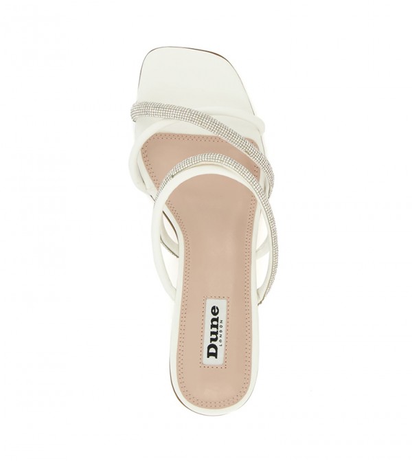 Shop Josie-White Block Heels for Women | Dune London UAE