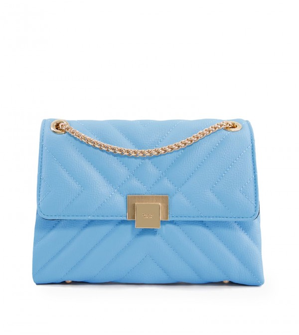 Shop Dorchester Blue Clutch Bags for Women Dune London UAE