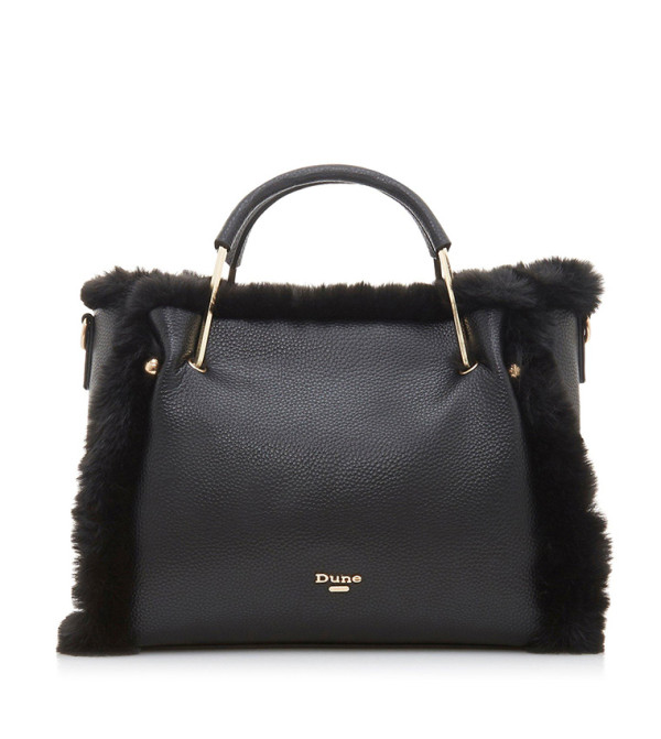 DUNE REAL LONDON 特集号　no6 Dune London | Darryyl Large Padlock Croc Tote-Tan | 6TH