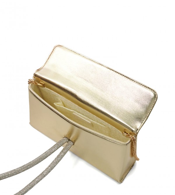 Shop Brynie Gold Handbags for Women Dune London UAE