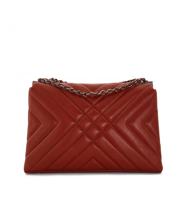 ★TOUT Y EST★ LTC Demilun Bag Rouge ASB2PMBGF016 Demi-Lune Shoulder bag | Smooth vegetable-tanned leather