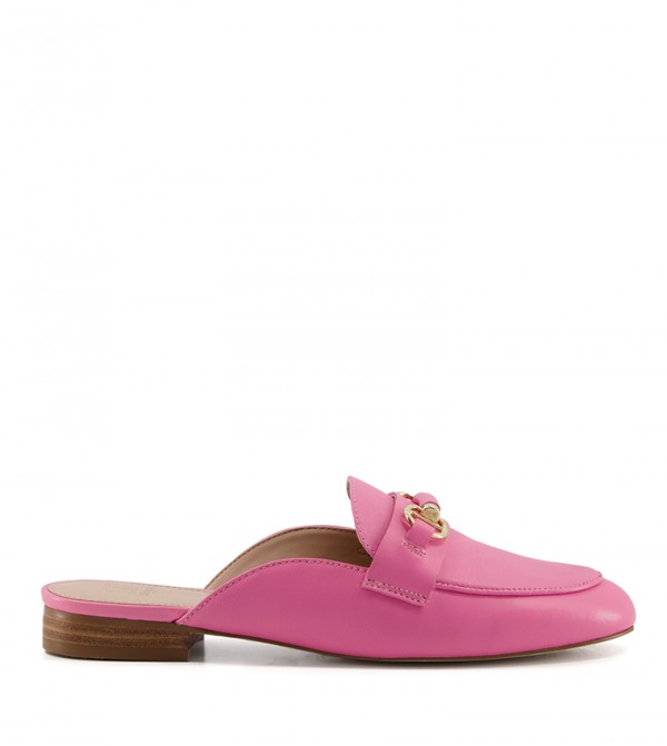 Pink 2025 mule loafers