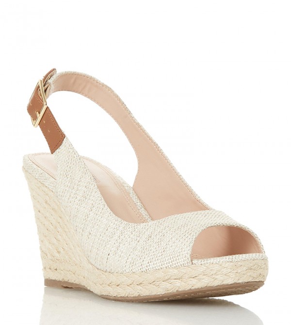 Shop Kicks 2 Natural Wedge Sandals Dune London KW