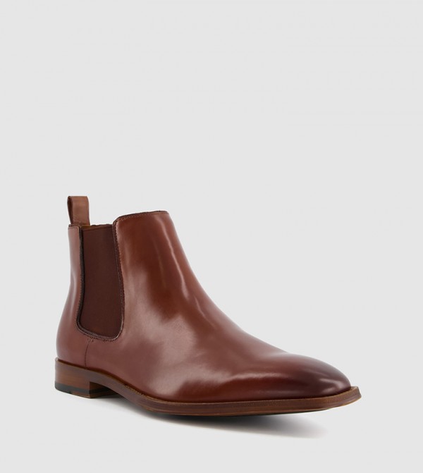 Aldo tan chelsea boots online