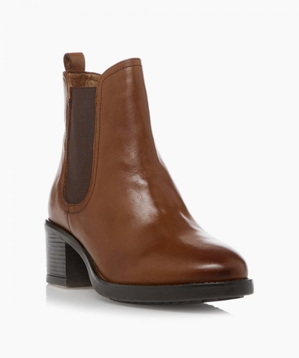 Shop Parker tan Ankle Boots for Women Dune London KSA