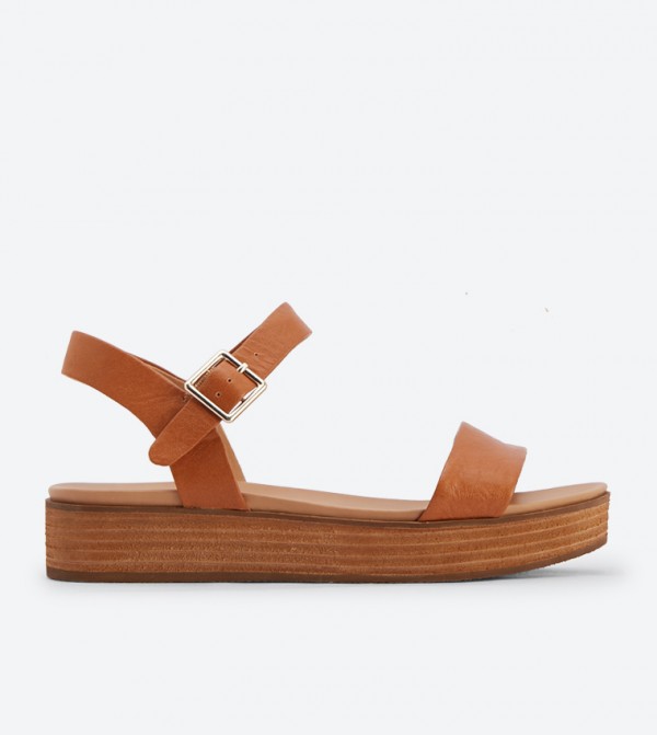 Dune London Lilybeth Buckle Closure Round Toe Sandals 6TH