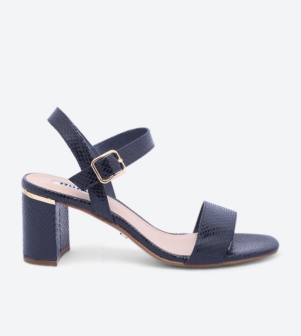 Navy high heel best sale sandals