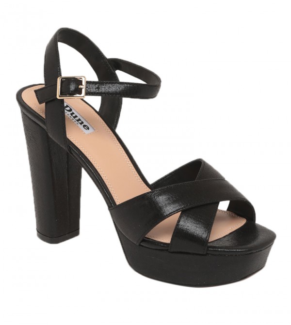 Dune black block sale heel sandals