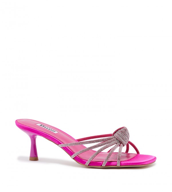 Pink deals heeled sandals