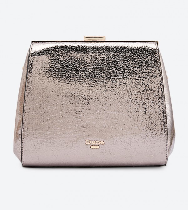 Dune rose gold online bag