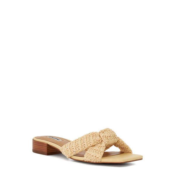 Dune raffia online sandals