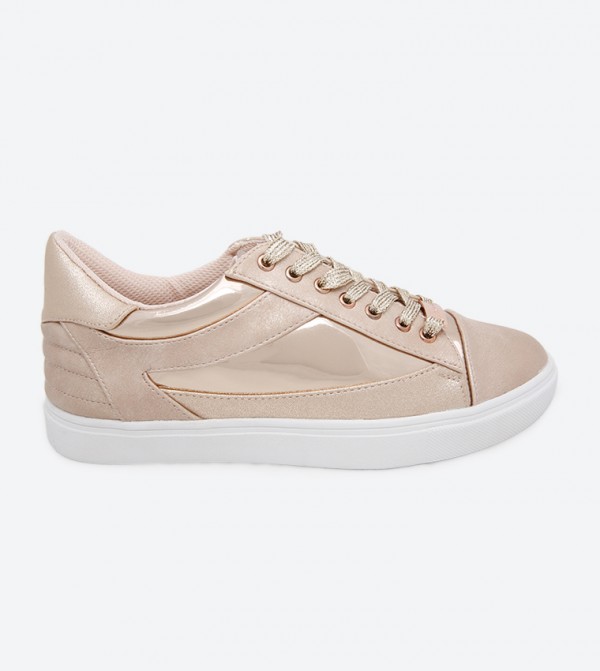 Dune rose sales gold trainers