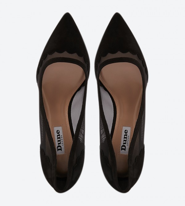Dune London Bellevue Scalloped Trim High Heel Pumps 6TH STREET.COM