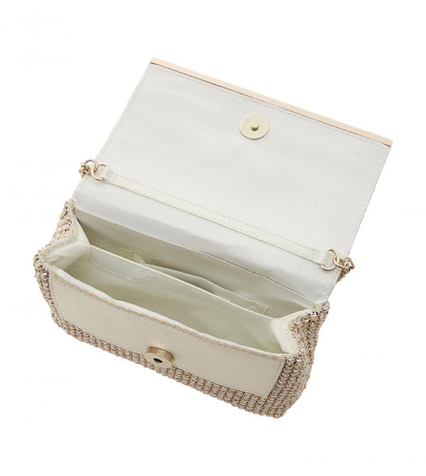 EVERLINA Diamante Embellished Clutch Bag