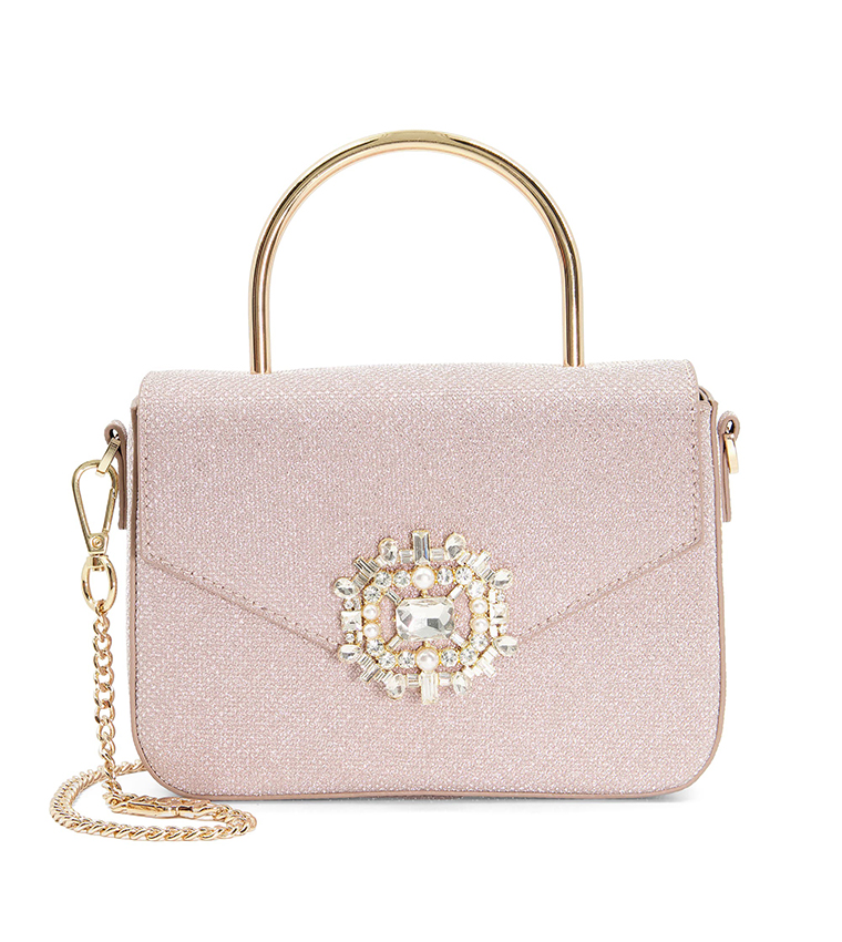 Shop Blaise Rose Gold Handbag Dune London UAE