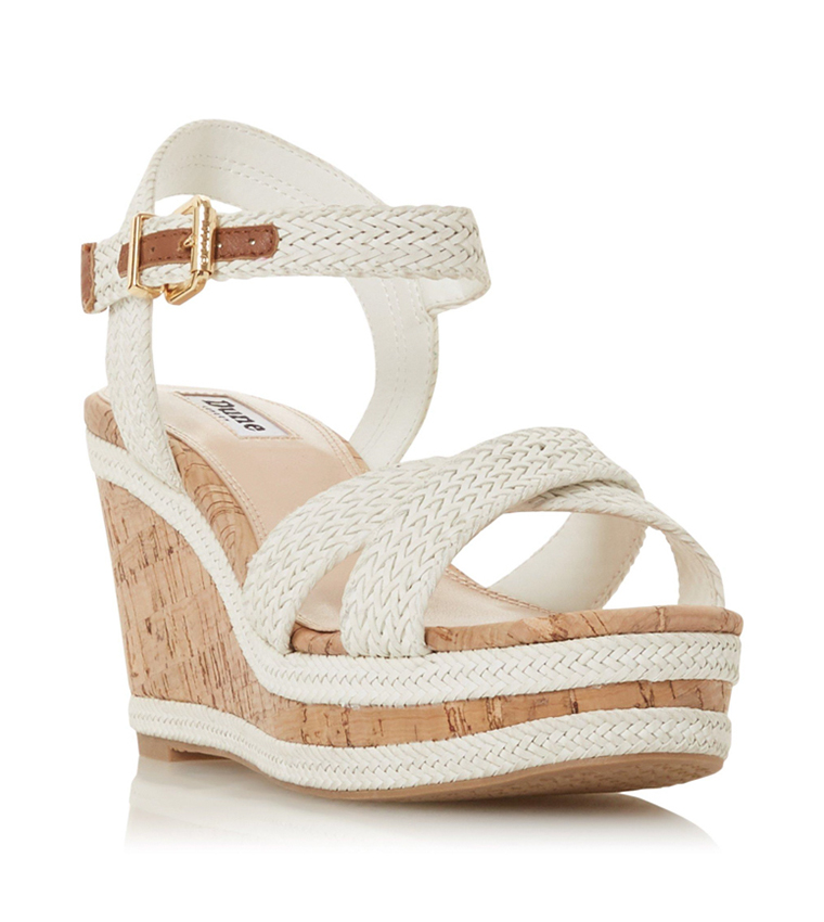 【DUNE LONDON】日本未入荷！Kelisa High Wedge Heel Sandals Amazon.com | Dune London Women's Kelisa Wedge Sandal, White